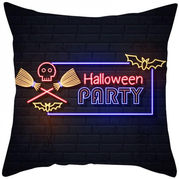 Halloween Festival Party Sofa Throw Cushion Cover Pillow Case Gifts 45 x 45 cm+